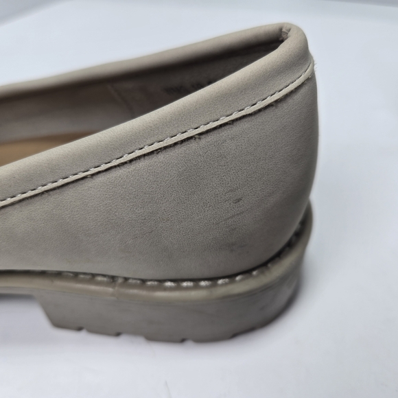 Dolce Vita Claudia Chunky Beige Horsebit Penny Loafers w/ Silver Accent Size 10 - Picture 11 of 14